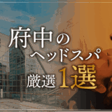 府中のヘッドスパ厳選１選